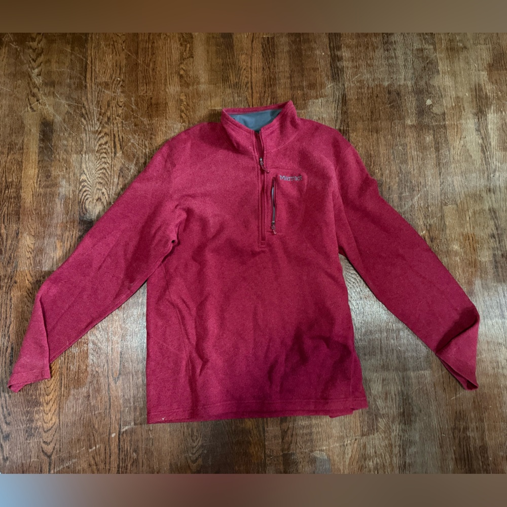 NWOT Marmot Red Half-Zip Pullover